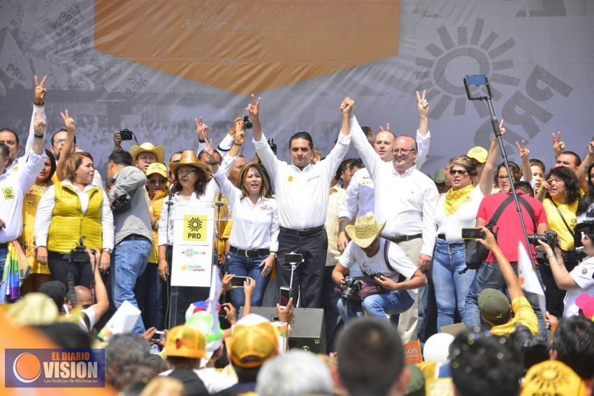 Convoca Silvano Aureoles al PRD a conformar un frente para transformar a México