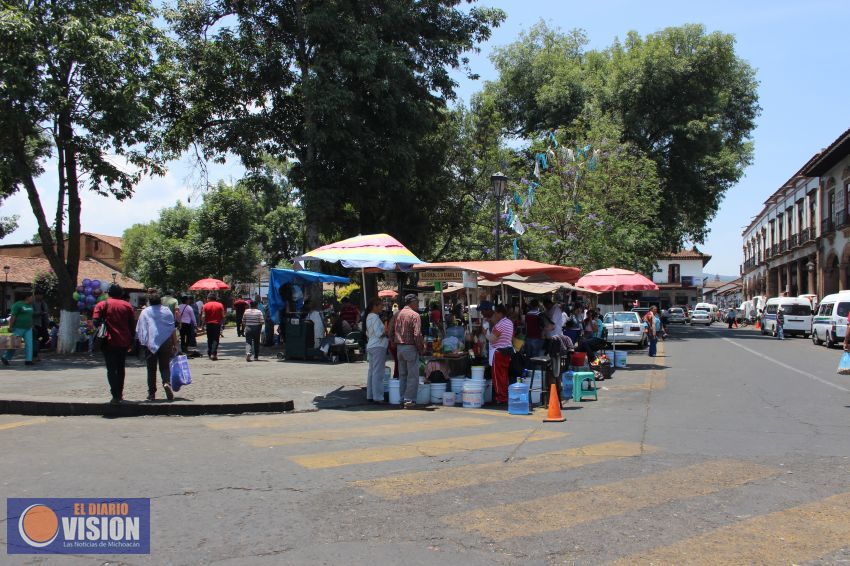 En Pátzcuaro, no se otorgarán licencias para el comercio ambulante