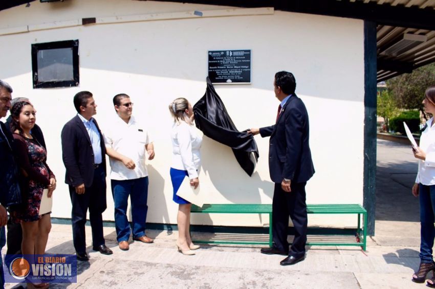 Primaria Rector Miguel Hidalgo de Morelia se convierte en la primer Eco Escuela 
