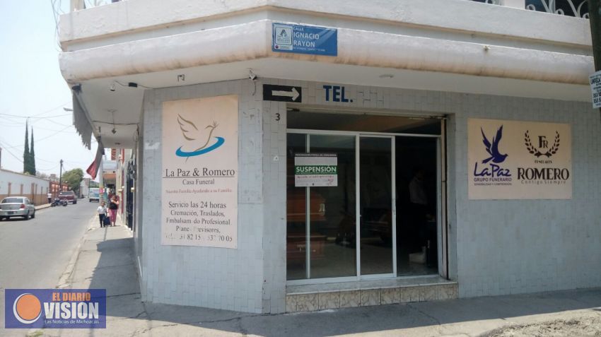 Suspende Profeco tres funerarias en Sahuayo, Huetamo y Morelia 