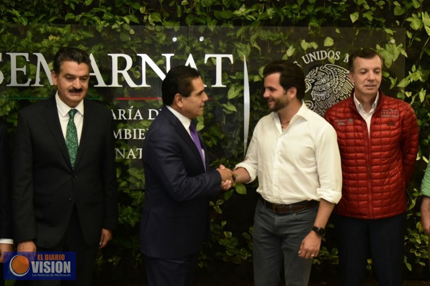 Gobierno de Michoacán y Semarnat, por frenar juntos cambio ilegal de uso de suelo
