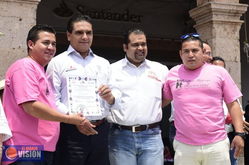 Inaugura Gobernador obra hidráulica en Puruándiro