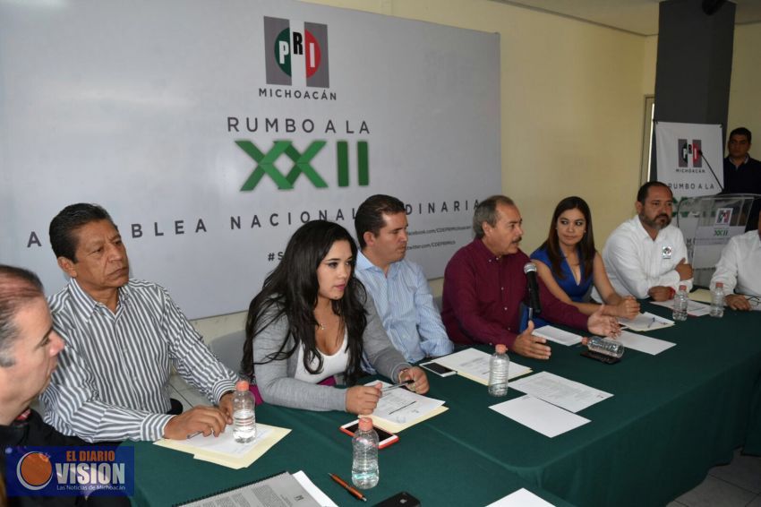 PRI Michoacán designa a coordinadores distritales rumbo a la XXII Asamblea Nacional 