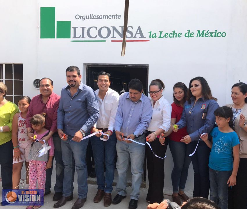 Inauguran nueva lechería Liconsa en Briseñas 