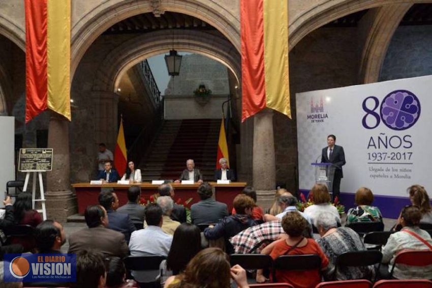 Presente la Casa de Hidalgo en la conmemoración de los 80 años de la llegada de niños españoles 