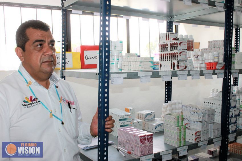 Incrementan a un 90% el abasto de medicamento en Michoacán: SSM