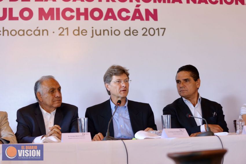 La gastronomía michoacana pone en alto el nombre de México: Sectur federal