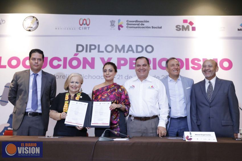 Anuncia CGCS Diplomado en Locución y Periodismo para el gremio michoacano