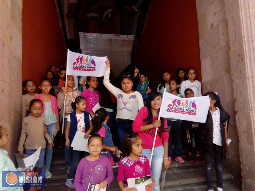 Sectur Michoacán realiza recorrido turístico gratuito para niñas de casa hogar