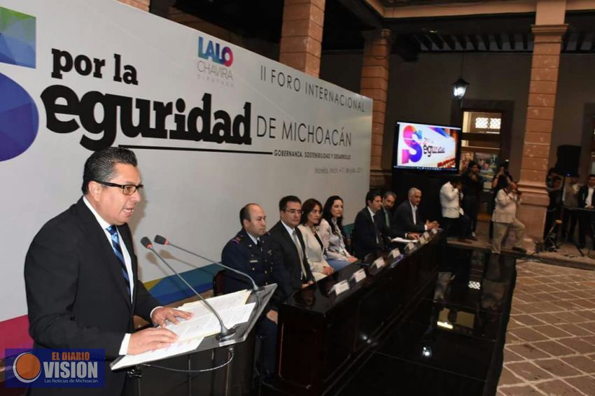 Arranca Segundo Foro Internacional por la Seguridad de Michoacán