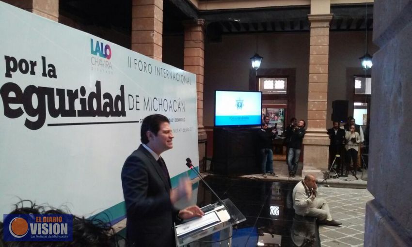 Morelia contará con 840 policías comprometidos: Alfonso Martínez Alcázar