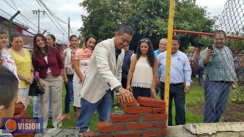 Inician obra en kinder de Taretan