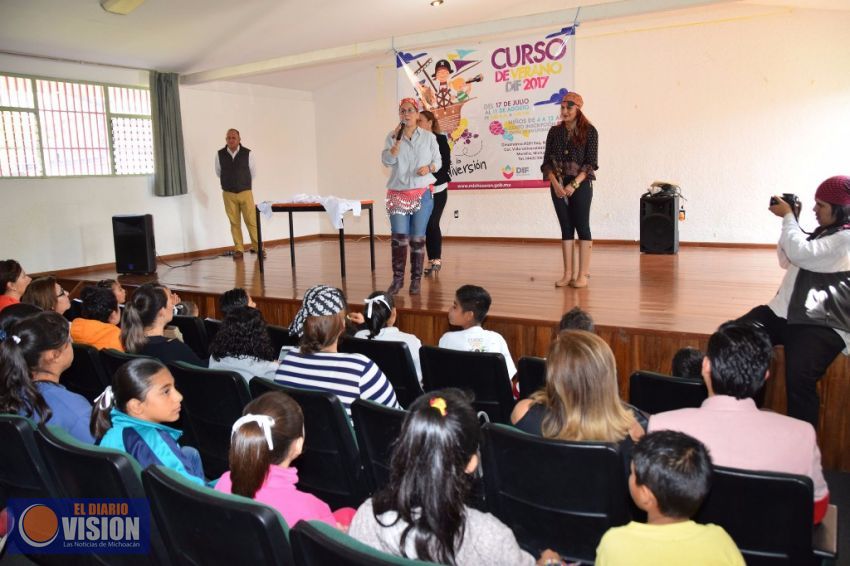 Inició el Curso de Verano del Sistema DIF Michoacán