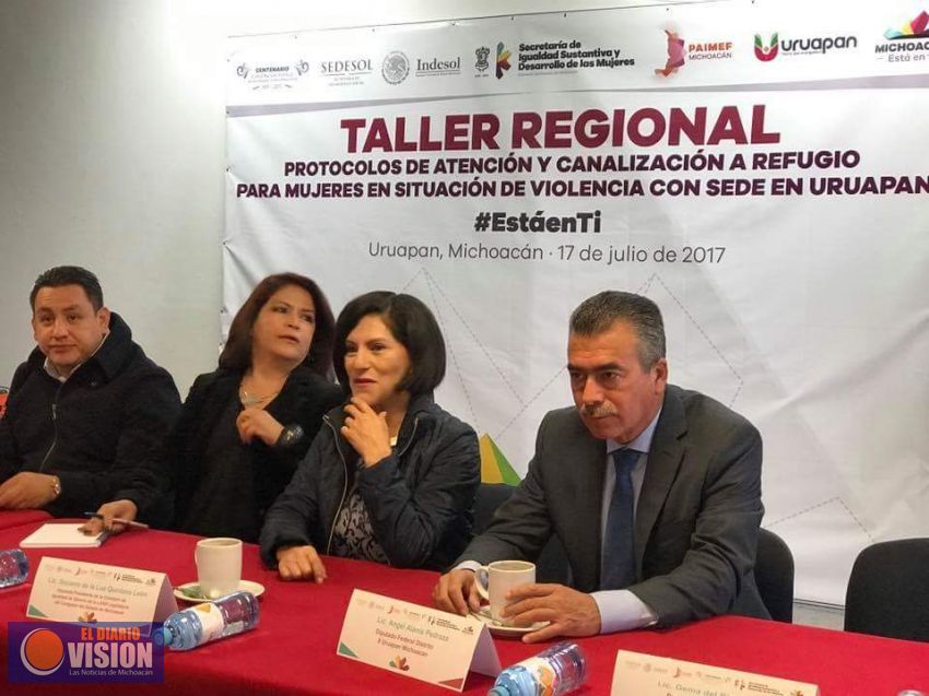 Participa Socorro Quintana en taller regional de Protocolos de Atención y Canalización de mujeres 