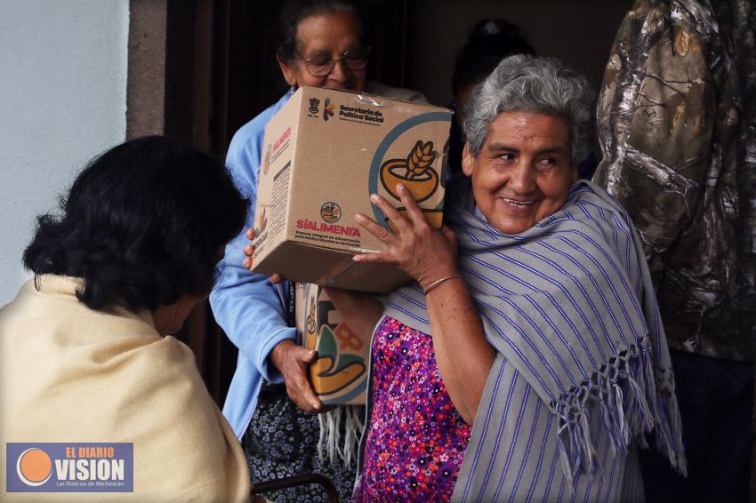 Reportan avance en entrega de Sí Alimenta