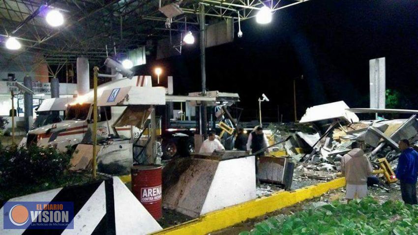 Accidente en la caseta San Angel Zurumucapio