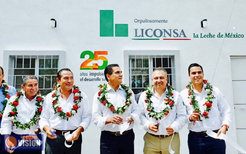 Cumple LICONSA con compromiso de SEDESOL; inauguran 5 lecherías en La Piedad 