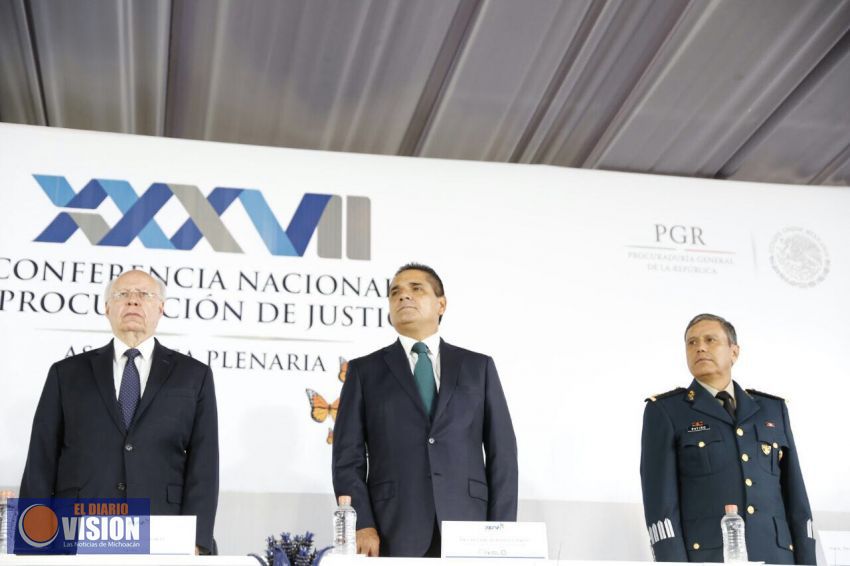 Discurso de Silvano en la XXXVII Asamblea de la Conferencia Nacional de Procuración de Justicia