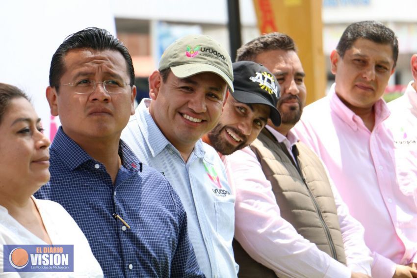 Histórica inversión de más 163 millones de pesos se aplica en Uruapan