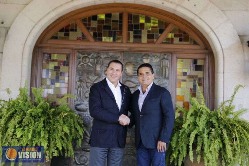 Silvano Aureoles y Rafael Moreno Valle, por la consolidación del Frente Amplio Democrático