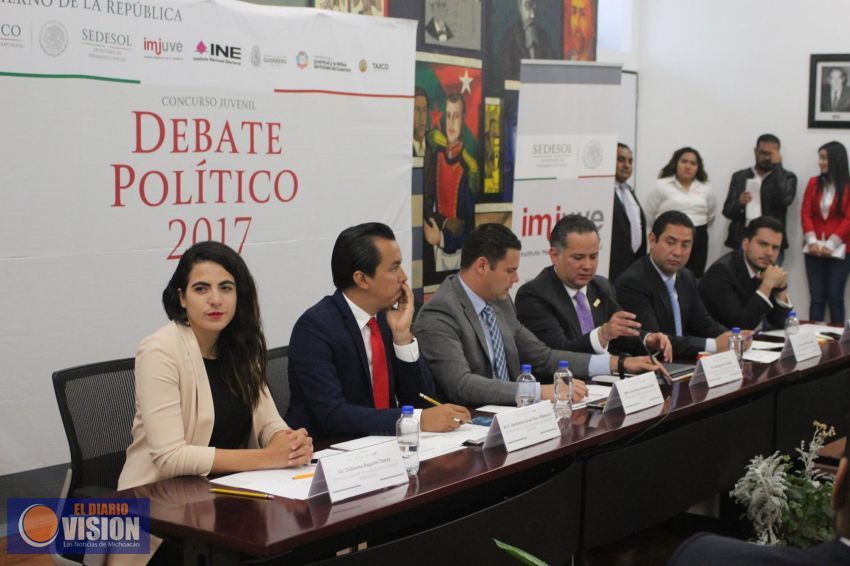 Presentan Convocatoria del Concurso Juvenil Debate Político 2017