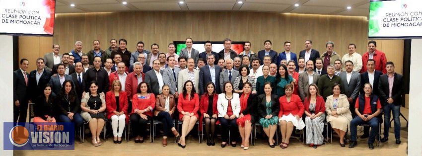 Enrique Ochoa realiza un amplio reconocimiento al Comité Directivo del PRI Michoacán