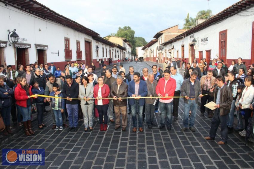 Se amplía y embellece Centro Histórico de Pátzcuaro