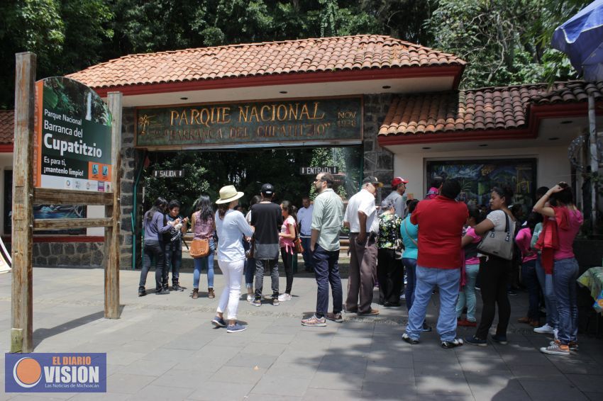 Afluencia turística, sigue al alza en el Parque Nacional “Barranca del Cupatitzio”