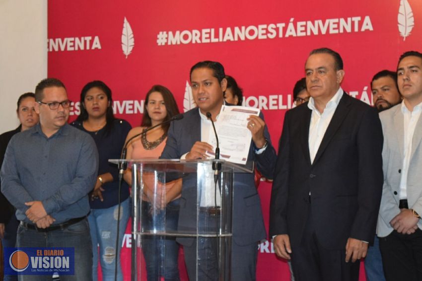 Presenta Daniel Moncada Iniciativa contra el alumbrado público de Morelia 