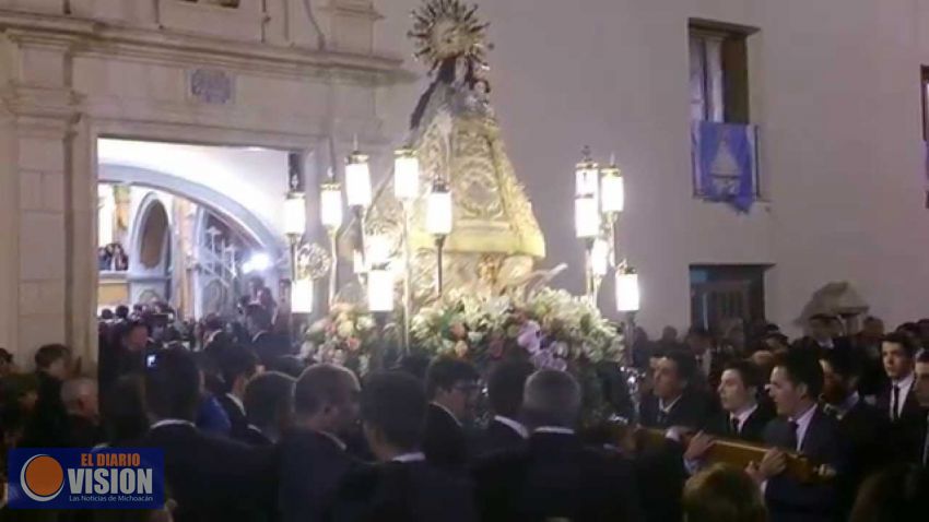 Virgen de la Salud, llega a su encuentro con migrantes patzcuarenses, en Nevada