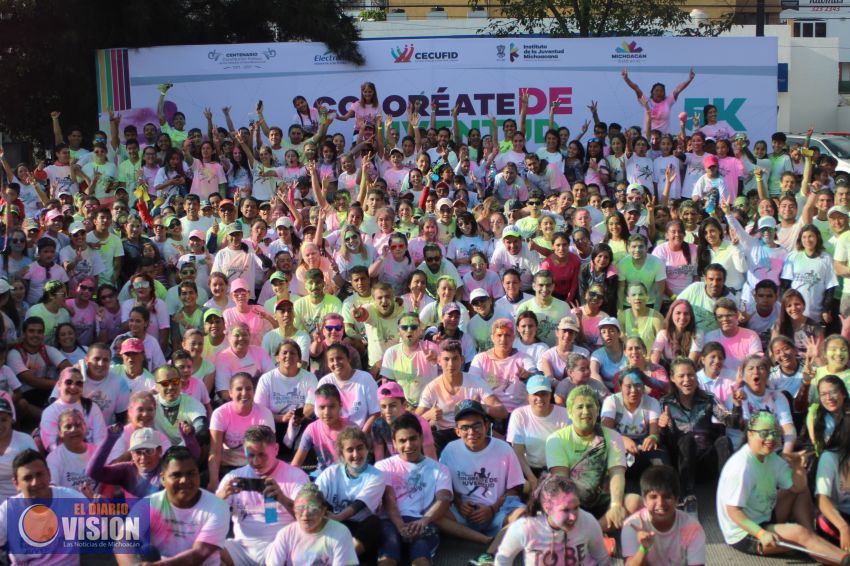 3 mil jóvenes en la 2da Carrera del Color: IJUMICH