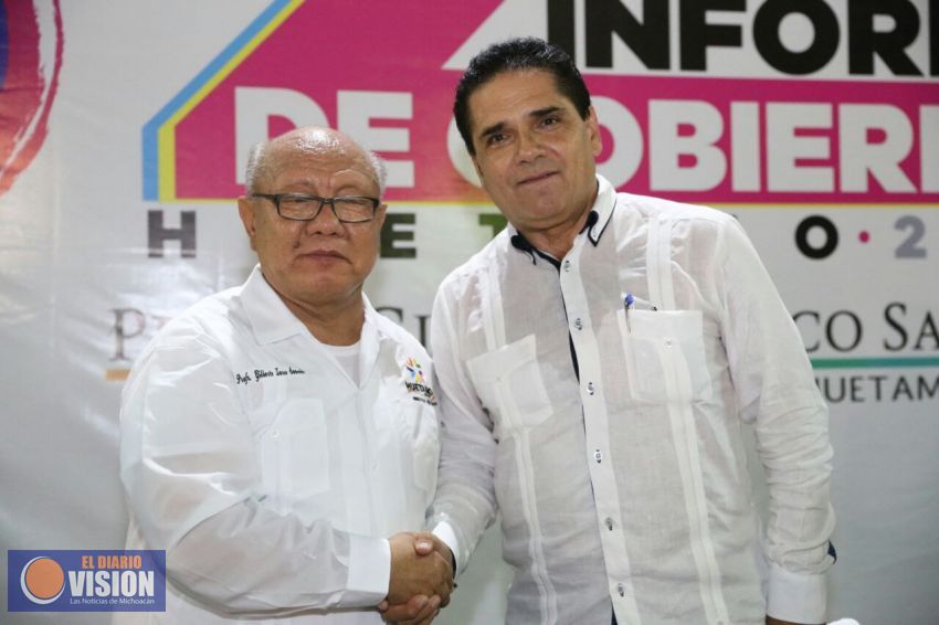 Rinde Gilberto Zarco Segundo Informe de Gobierno