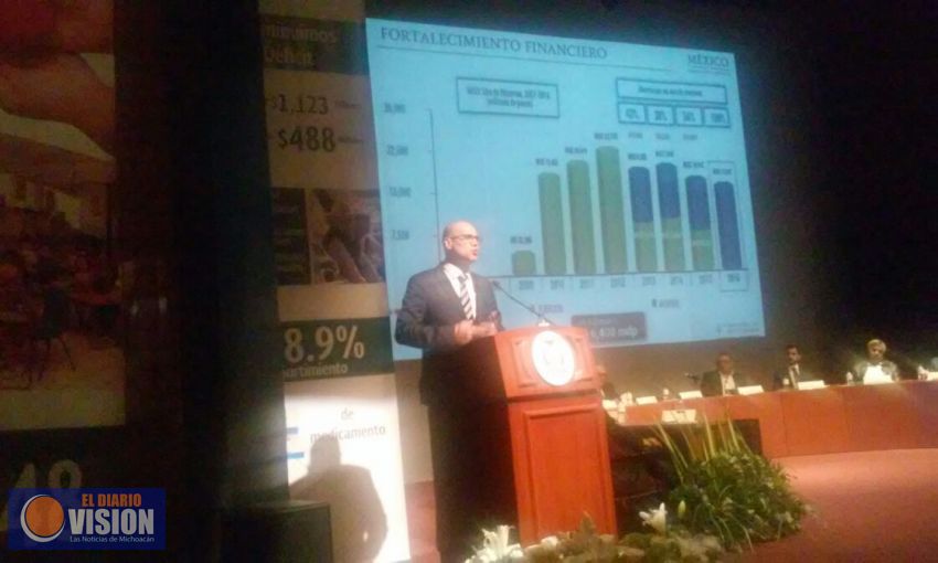 Roman Acosta Rosales, Presenta su 4o. Informe al frente del IMSS en Michoacán
