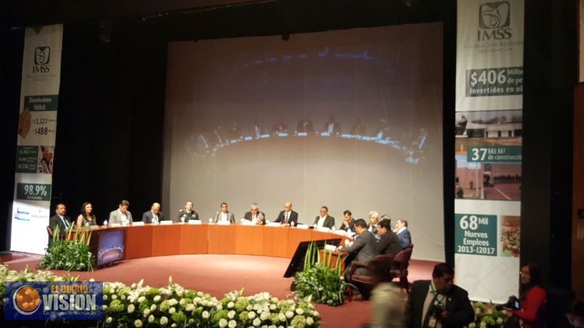Canaco ServyTur Morelia, presente en el Informe del IMSS 
