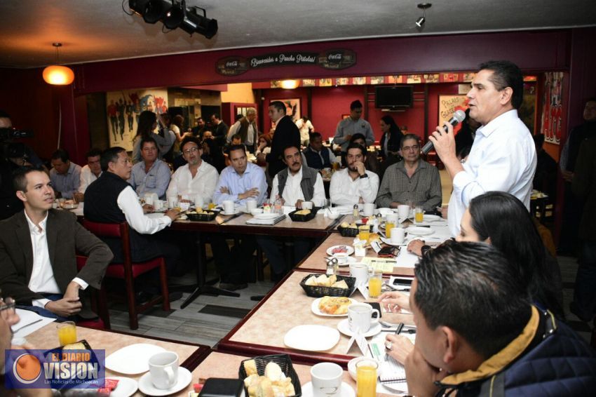 Estado y Federación, aliados de empresarios y productores: Silvano Aureoles 