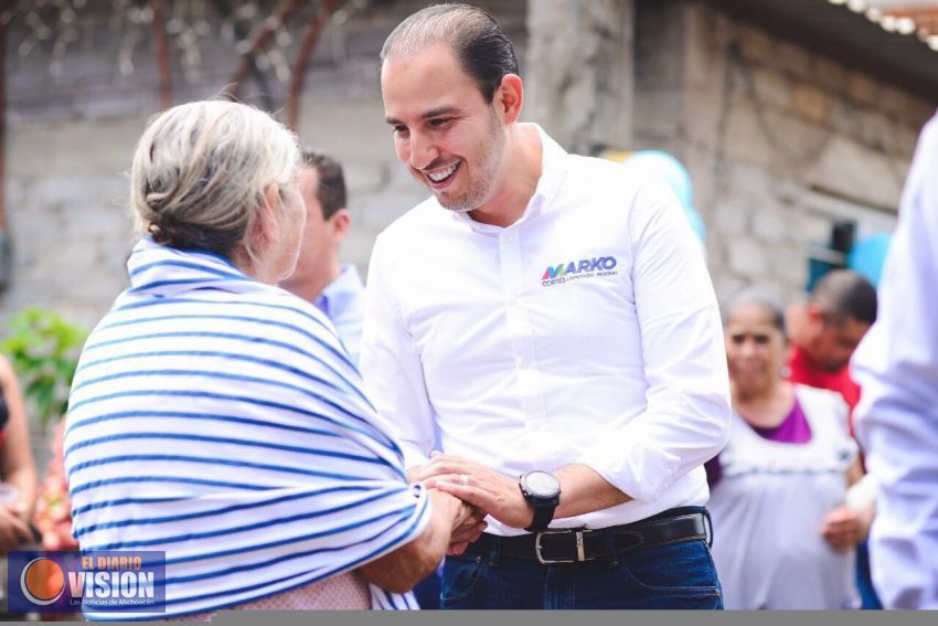 Apoyar a los que menos tienen, uno de mis compromisos con Michoacán: Marko Cortés