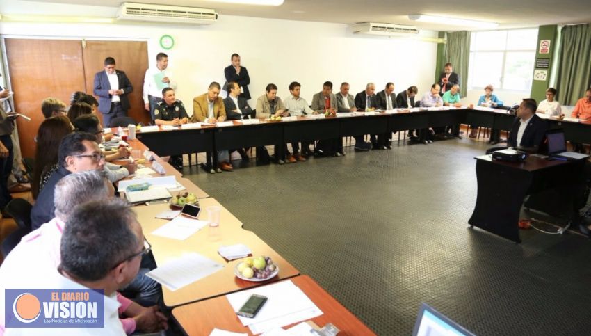 Revisa SSP estrategia de seguridad en Morelia