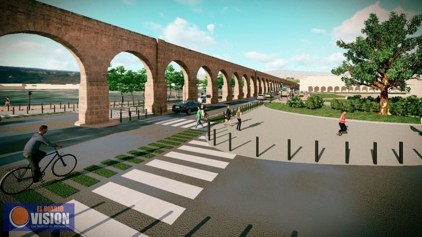 Presenta Gobierno de Michoacán proyecto “Calle Completa Acueducto”  