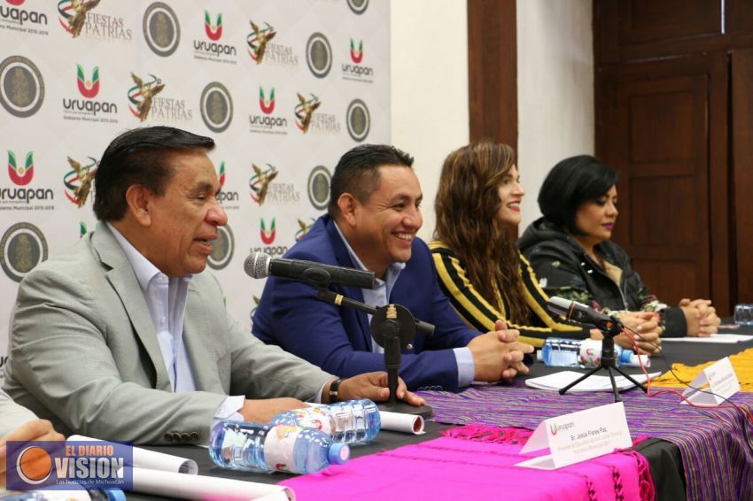 Más de 100 eventos integran atractivo Programa de Fiestas Patrias 2017 en Uruapan