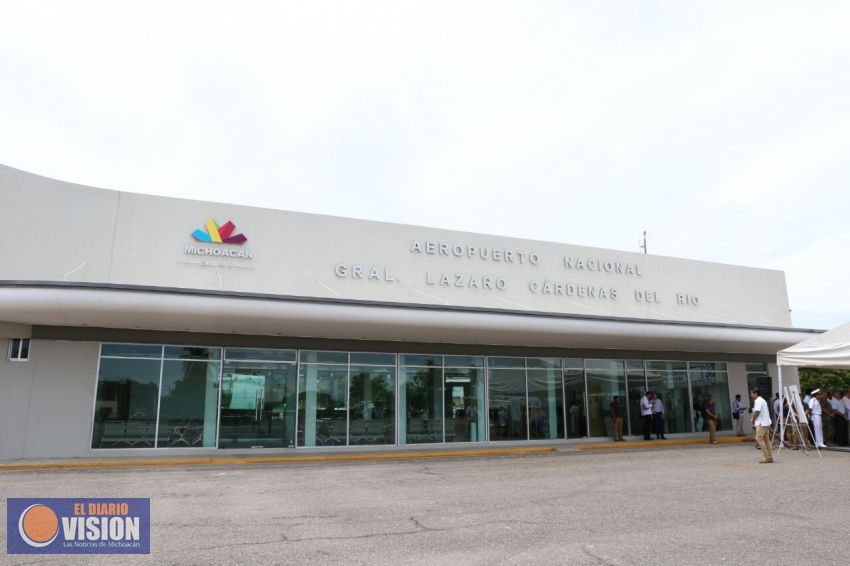 Buscará Gobierno proyección internacional del Aeropuerto Nacional General Lázaro Cárdenas del Río
