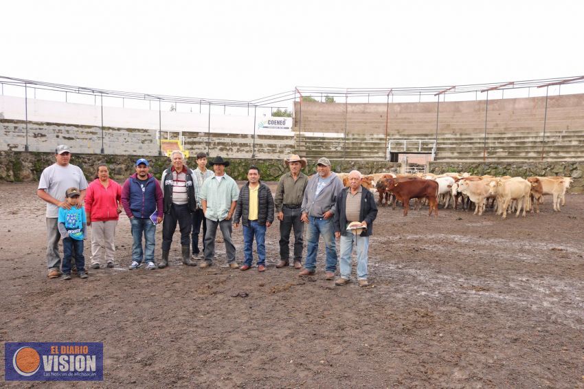 Edil de Coeneo realiza la Cuarta entrega del Porgrama Desarrollo Ganadero
