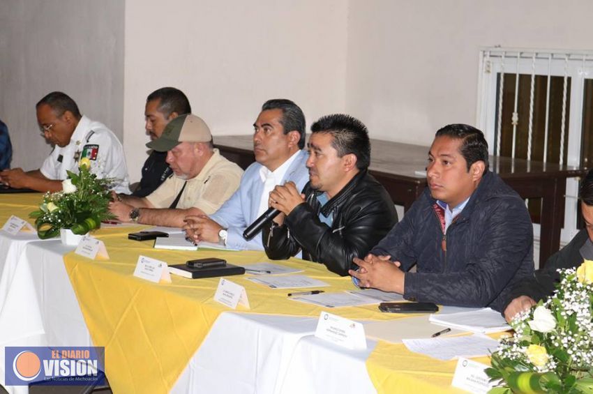 Edil lleva a cabo tercera sesión de la mesa de seguridad en el municipio