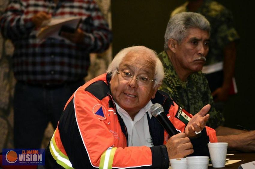 Michoacán, sin afectaciones tras sismo: Proteccion Civil. 