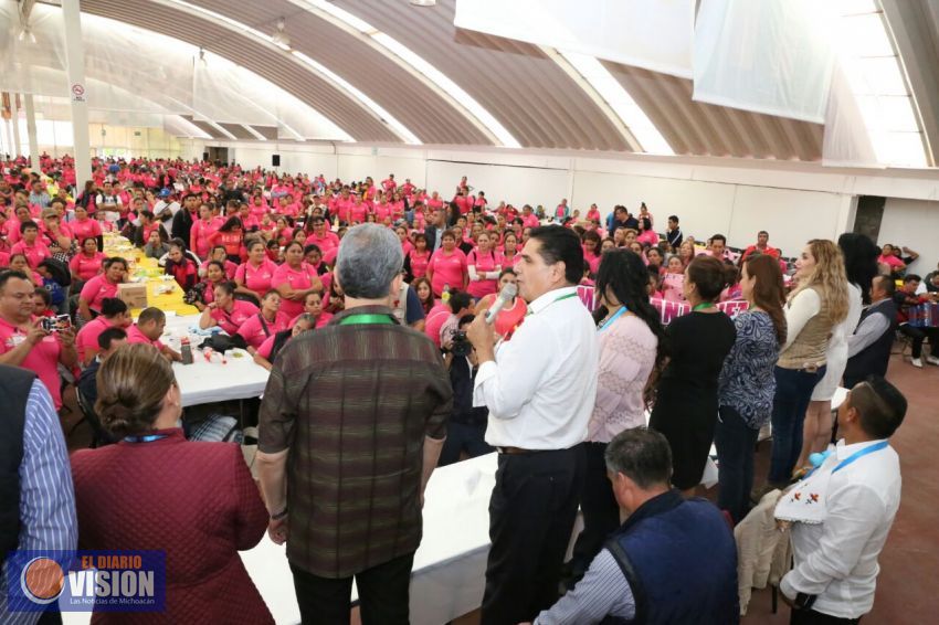 Mujeres michoacanas, nuestra mayor fuerza en el estado: Silvano Aureoles 