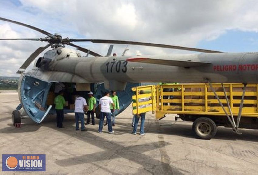 Se desploma helicóptero de Sedena en Chiapas; transportaba ayuda humanitaria