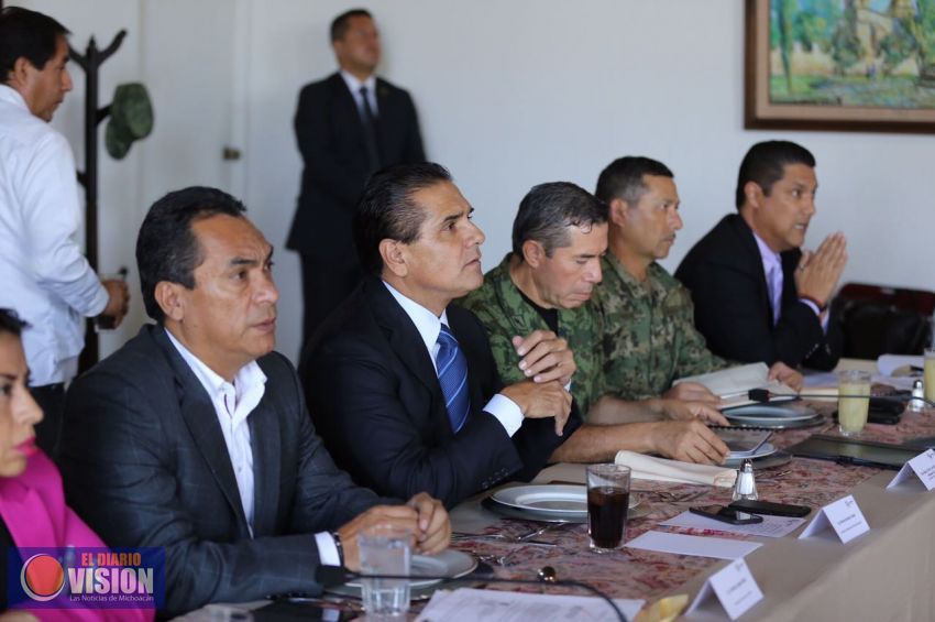 Revisa GCM estrategia de seguridad en regiones Zamora y Uruapan