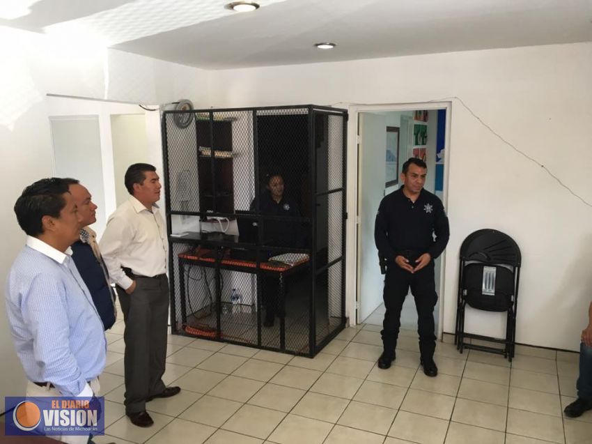 Inauguran en Paracho el Departamento de Seguridad y Control