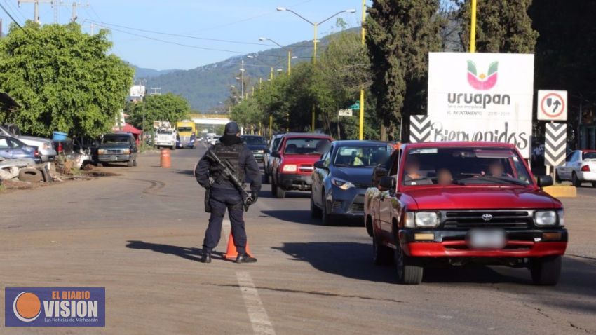 Instala SSP cuartel móvil en Uruapan