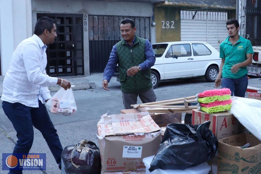 Con el apoyo de los michoacanos, PRD entregará 6 toneladas de víveres a damnificados: Torres Piña