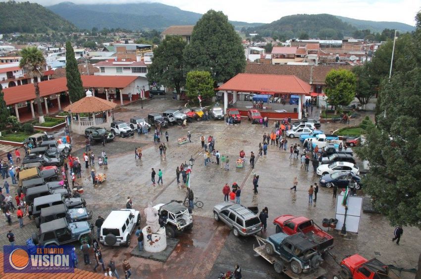Realizaron el primer rally 4x4 en Paracho 
